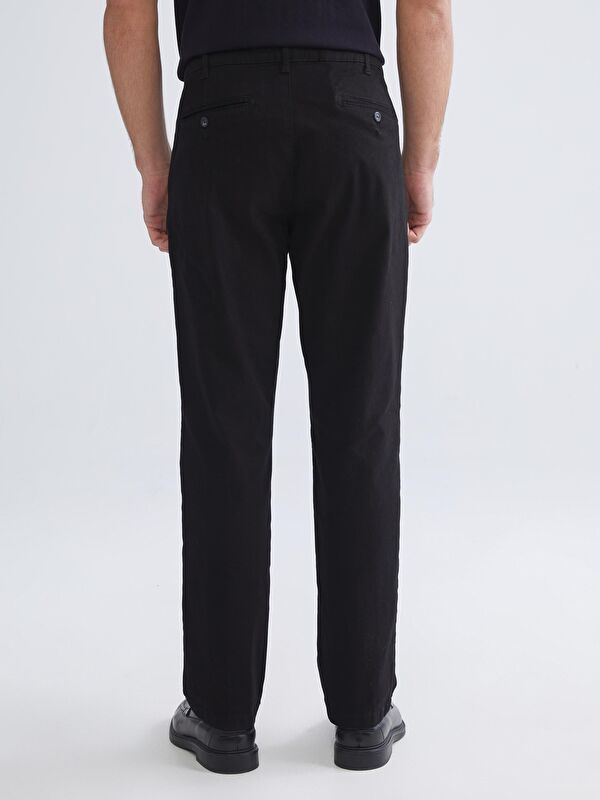 Moudda LC Waikiki - Pantalon chino tissé moyen Homme Noir - Tunisie 4