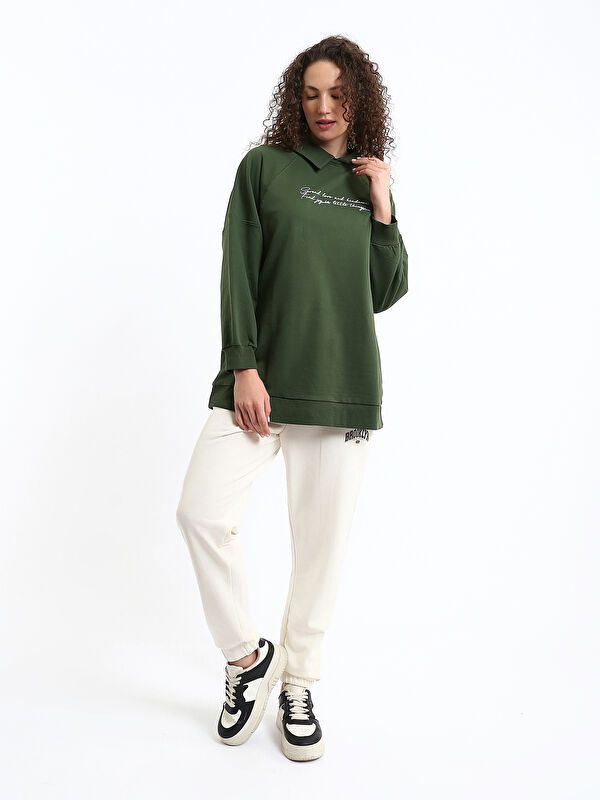 Moudda LC Waikiki - Pantalon en jersey Femme Beige clair - Tunisie 1