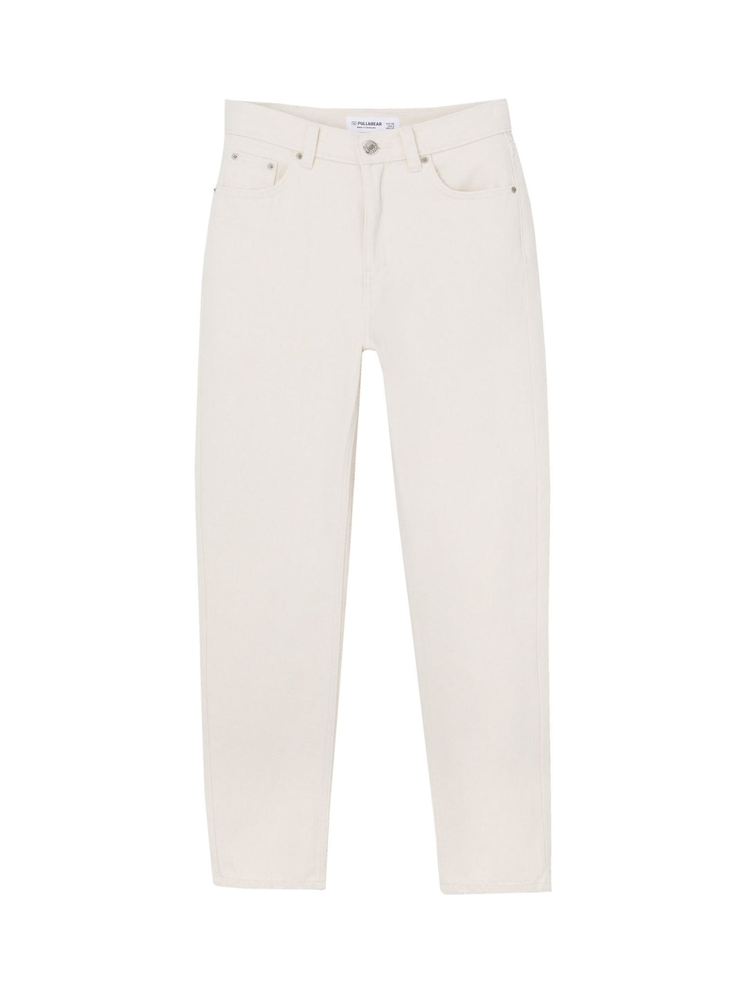 Moudda PULL & BEAR - Pantalon Mom Blanc - Tunisie 5
