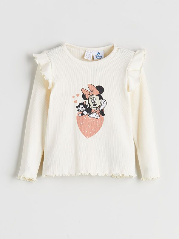 Moudda LC Waikiki - Ensemble jersey sous licence Fille Ecru - Tunisie 2