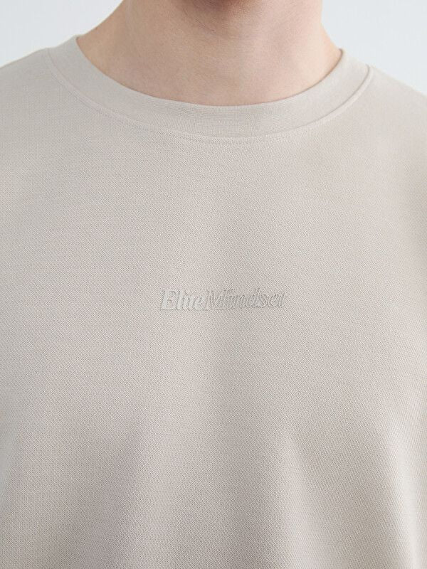 Moudda LC Waikiki - T-shirt imprimé manches courtes en jersey pour Homme couleur Beige - Tunisie 3