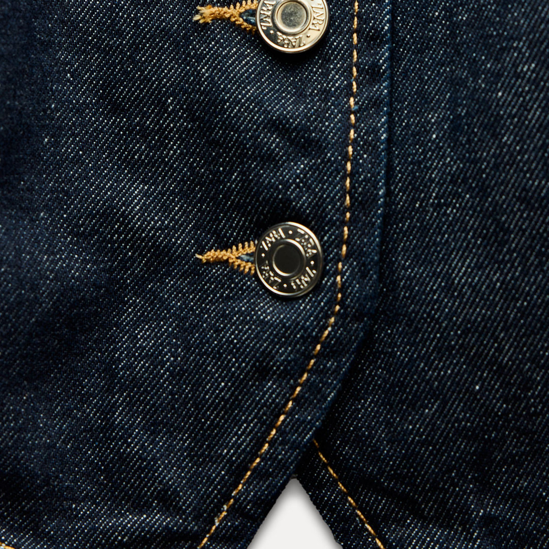 Moudda ZARA - Gilet en jean boutons apparents - Tunisie 3