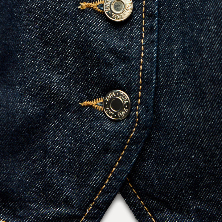 Moudda ZARA - Gilet en jean boutons apparents - Tunisie 3