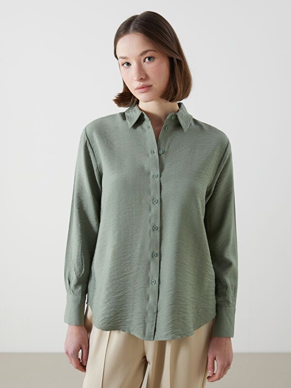 Moudda LC Waikiki - Chemise tissée cv à manches longues pour Femmes - Tunisie 1