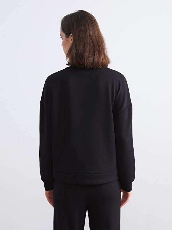 Moudda LC Waikiki - Sweatshirt en jersey Femme Noir - Tunisie 4