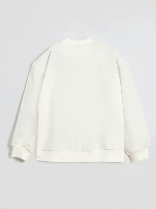 Moudda LC Waikiki - Sweatshirt en jersey Fille Buxe blanc - Tunisie 2