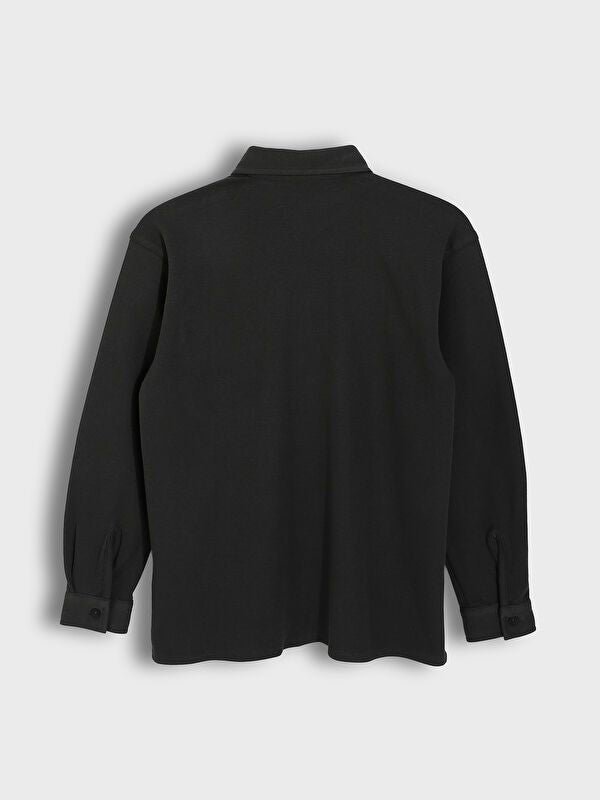 Moudda LC Waikiki - Chemise tissée manches longues Garçon Anthracite - Tunisie 2