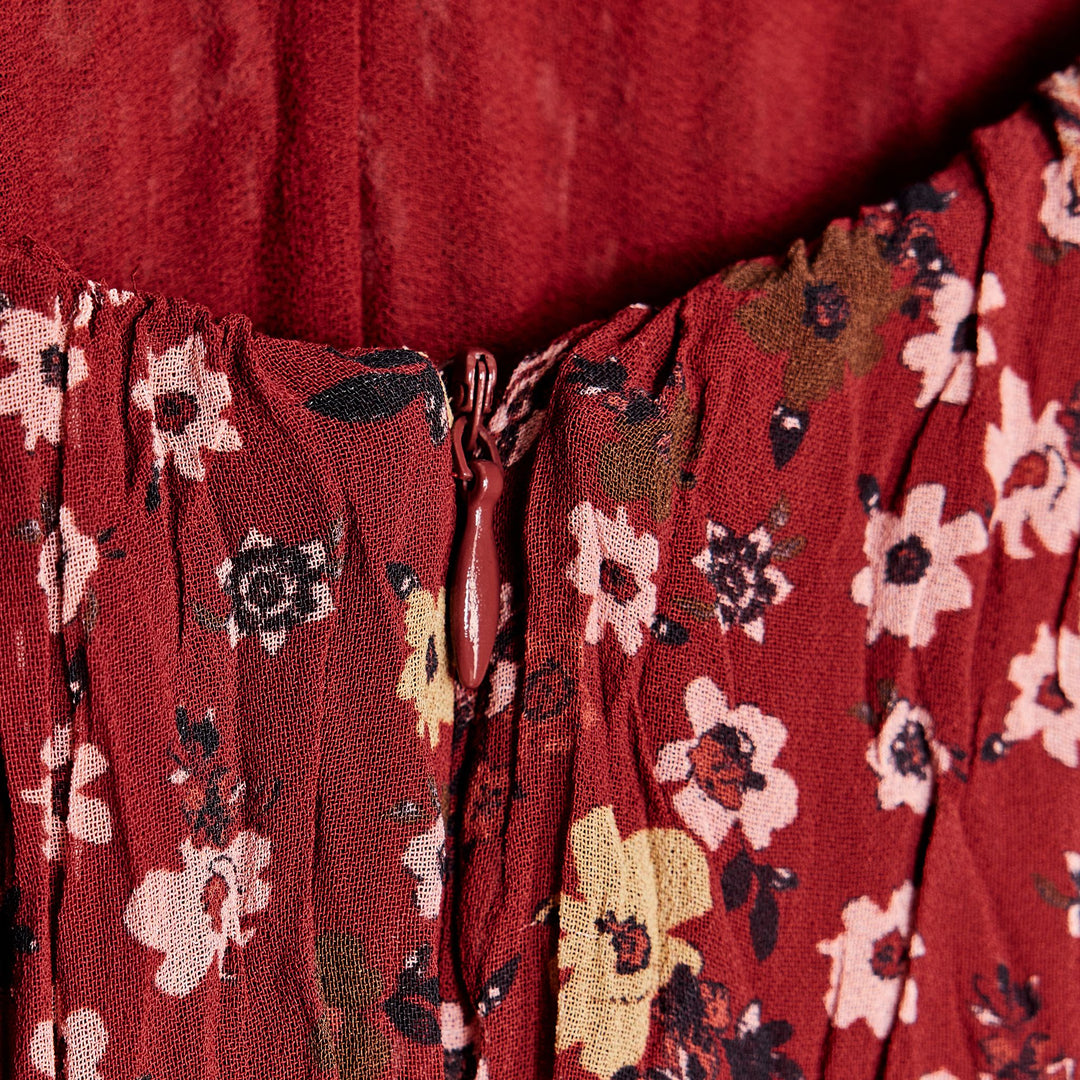 Moudda ZARA - Robe - Col Piqué & Imprimé Floral Multicolore - Tunisie 3