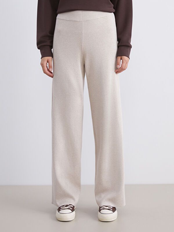 Moudda LC Waikiki - Pantalon tricot Femme Beige clair - Tunisie 2