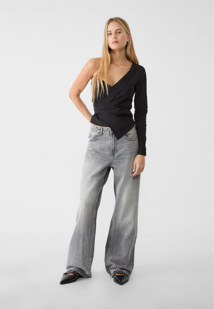 Moudda STRADIVARIUS - Top Asymétrique Fitted - Tunisie 3