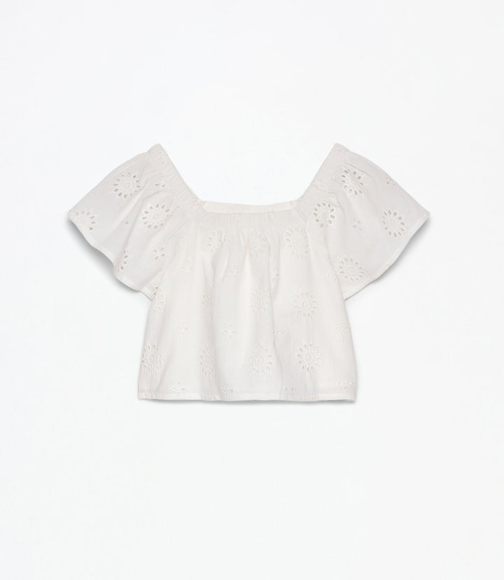Moudda Lefties - Top Broderie Suisse - Fille - Tunisie 1