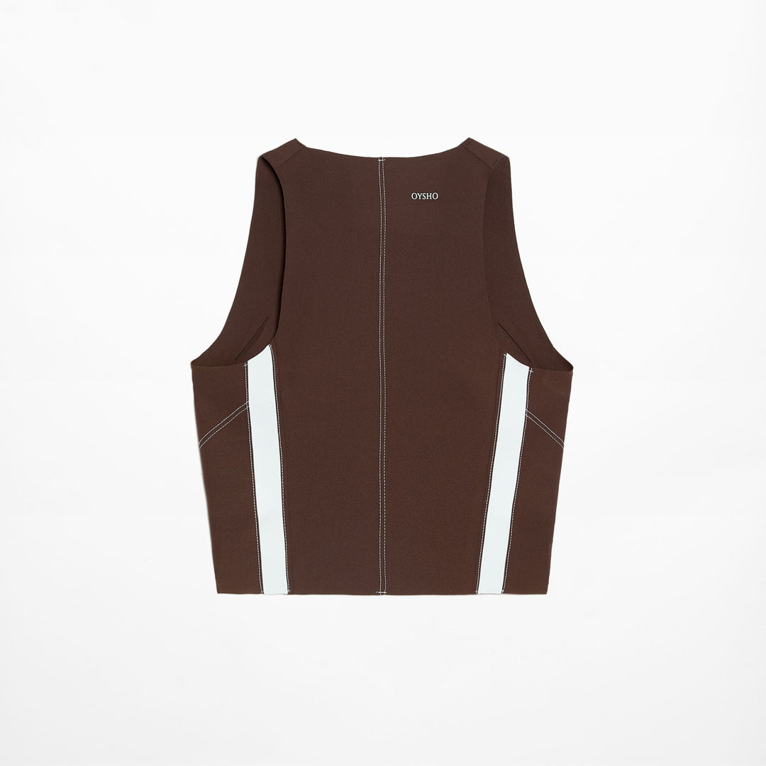 Moudda Oysho - Débardeur Perfect Adapt Dos Olympique Contrasté - Tunisie 1