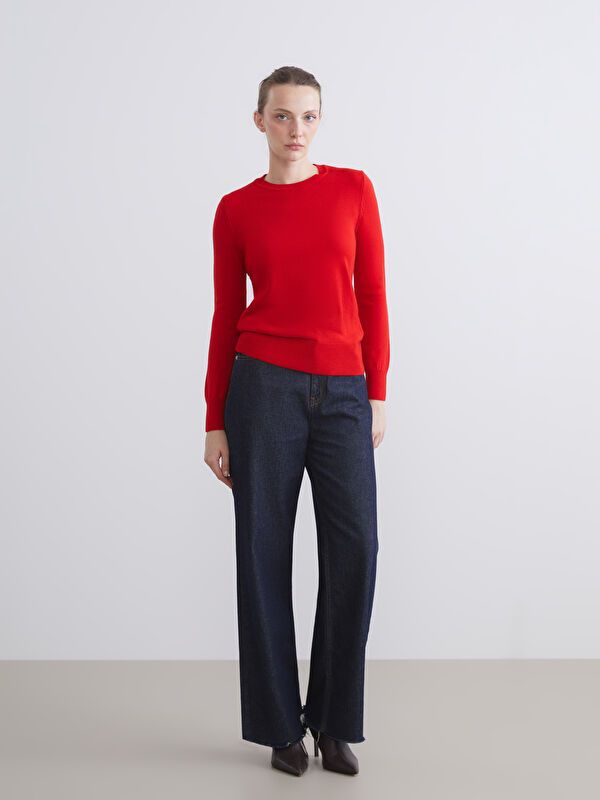 Moudda LC Waikiki - Pull tricot maternité Femme Rouge - Tunisie 2