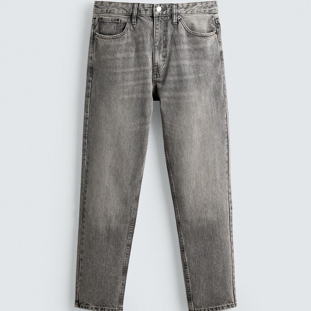 Moudda ZARA - Pantalon Denim Gris - Ceinture (Reworking Classics) - Tunisie 1