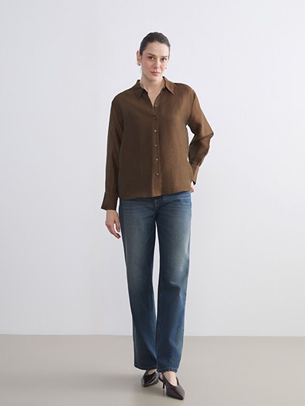 Moudda LC Waikiki - Chemise tissée cv à manches longues pour Femmes - Tunisie 2