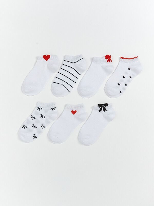 Moudda LC Waikiki - Chaussettes liner trainer (sport) pour Fille couleur Blanc brillant - Tunisie 1