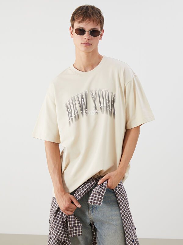 Moudda LC Waikiki - Sweatshirt en jersey Homme Beige clair - Tunisie 1