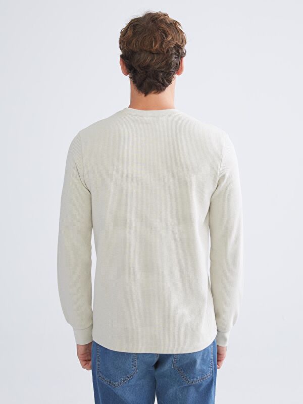 Moudda LC Waikiki - Sweatshirt jersey basique Homme Pierre - Tunisie 4