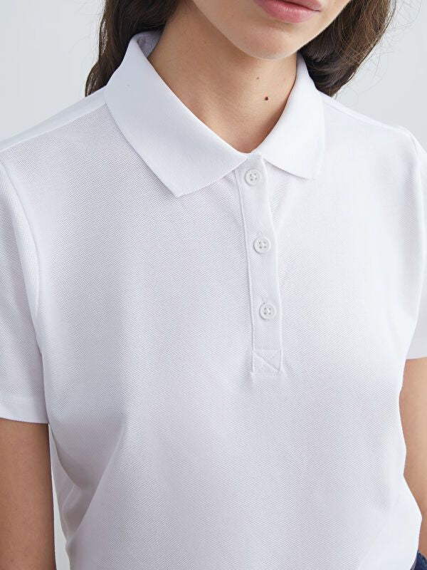 Moudda LC Waikiki - Body jersey manches courtes Femme Buxe blanc - Tunisie 3