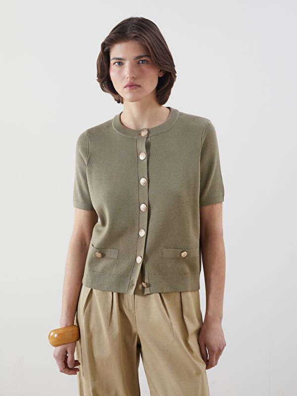 Moudda LC Waikiki - Cardigan tricot cv moyen pour Femmes - Tunisie 1