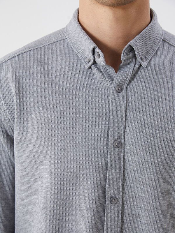 Moudda LC Waikiki - Chemise tissée à manches longues pour Hommes - Tunisie 3