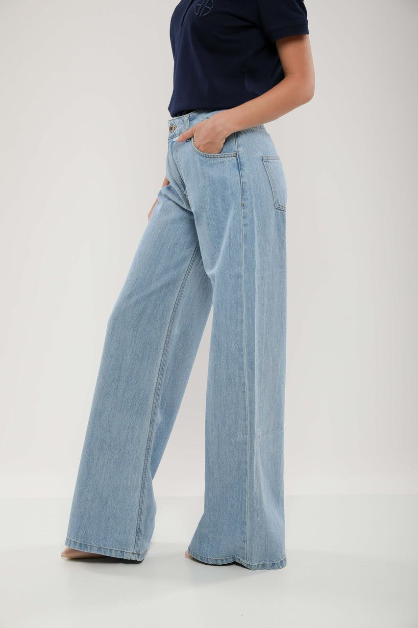 Moudda Billiorich - Pantalon Large Femme en Jean - Tunisie 2