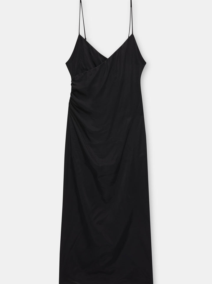 Moudda PULL & BEAR - Robe Midi Croisée Bretelles Fronces - Tunisie 1
