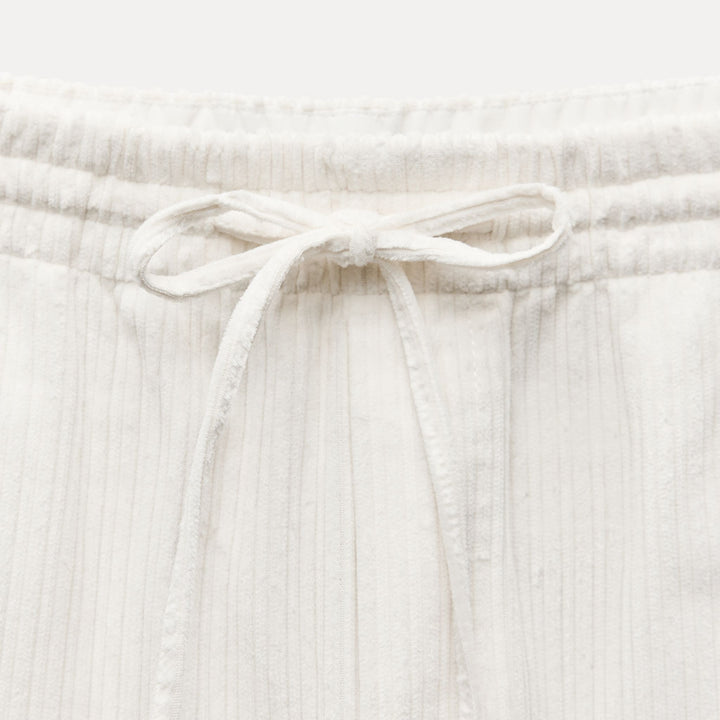 Moudda ZARA - Pantalon fluide velours côtelé taille élastique - Tunisie 4