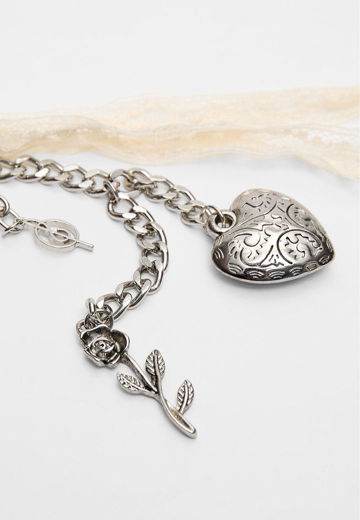 Moudda STRADIVARIUS - Porte-Clés Nœud Cœur et Rose - Tunisie 2