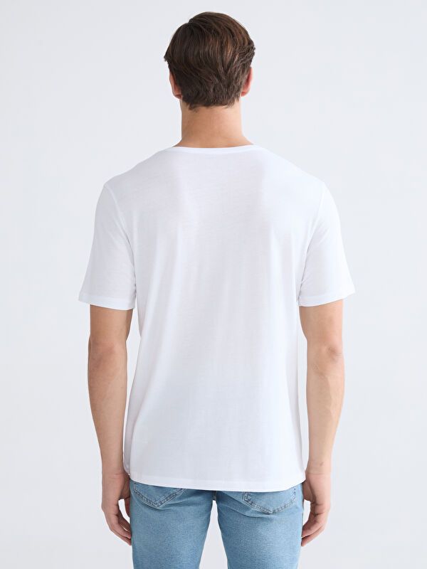 Moudda LC Waikiki - T-shirt basique col rond manches courtes en jersey pour Homme - Tunisie 4
