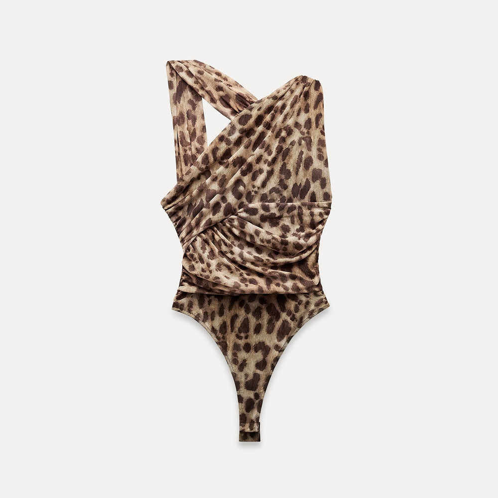 Moudda ZARA - Body Drapé Asymétrique en Tulle - Tunisie 2