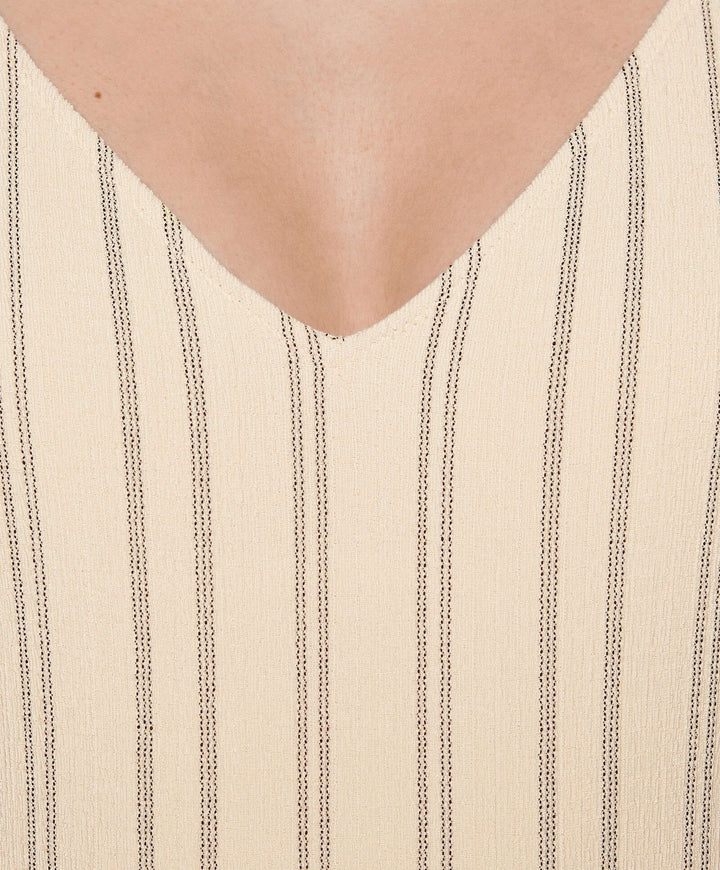 Moudda Oysho - Maillot de Bain Triangle Mousse Extra Rayé Rustique - Tunisie 4