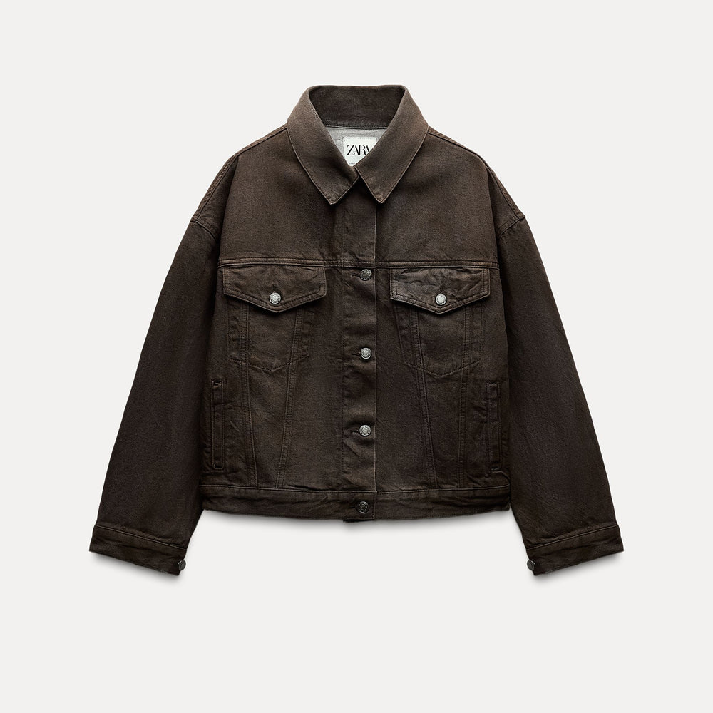 Moudda ZARA - Veste oversized effet cuir - Tunisie 2