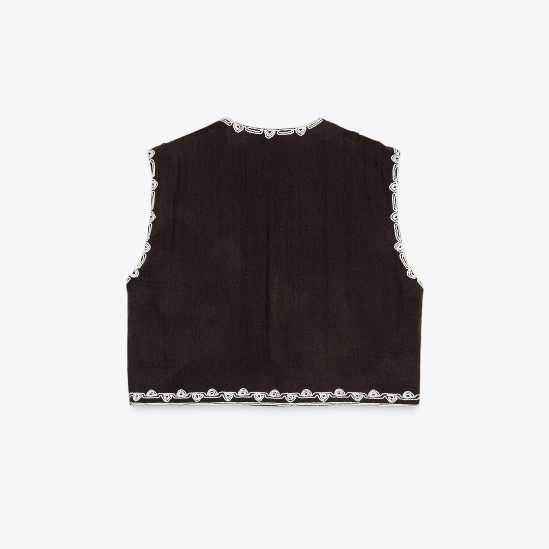 Moudda ZARA - Gilet - Broderies - Tunisie 2
