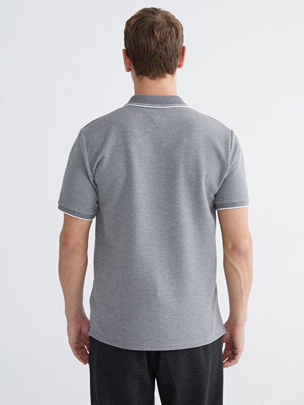 Moudda LC Waikiki - T-shirt manches courtes en jersey pour Homme couleur Gris mélangé - Tunisie 5