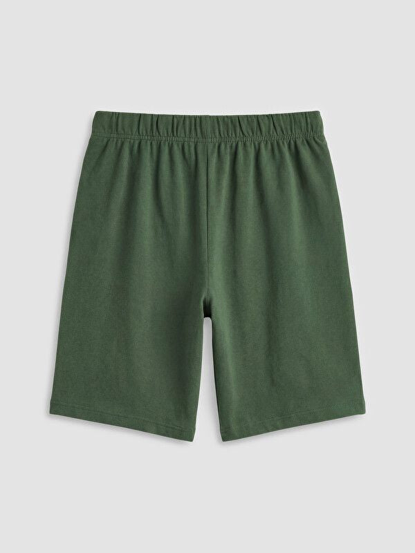 Moudda LC Waikiki - Short-Capri manches courtes pour Garçon couleur Vert pastel imprimé - Tunisie 5