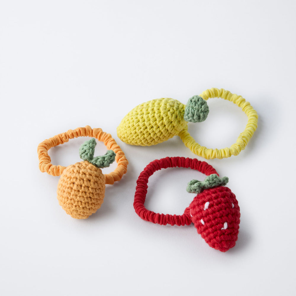 Moudda ZARA - Pack Attaches-cheveux - Fruits Crochet - Tunisie 2