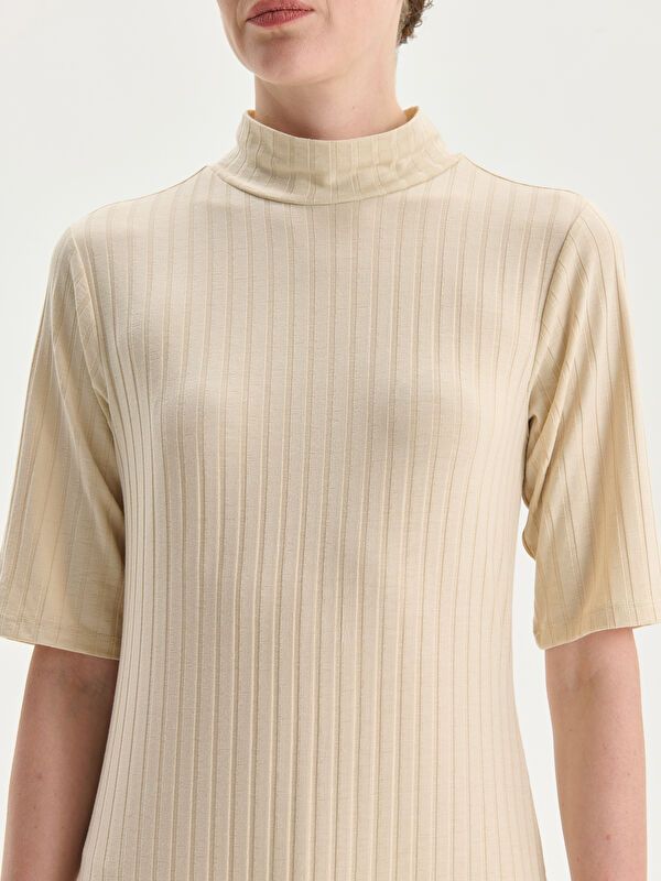 Moudda LC Waikiki - Robe en jersey uncv à manches longues pour Femmes - Tunisie 3