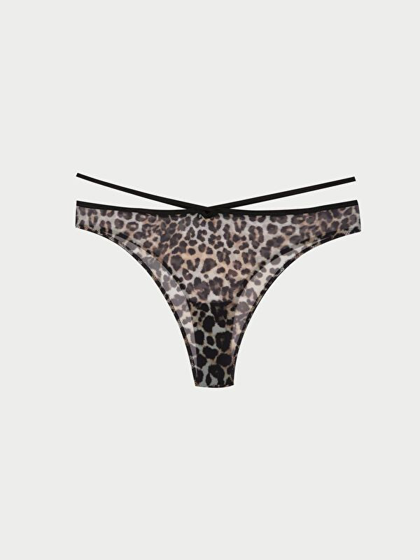 Moudda LC Waikiki - Culotte jersey Femme Imprimé marron - Tunisie 2