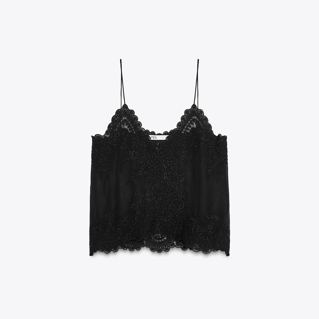 Moudda ZARA - Top Lingerie - Bretelles & Dentelle - Tunisie 1