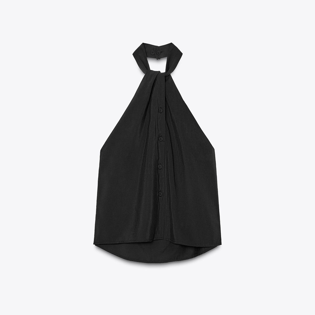 Moudda ZARA - Gilet Halter - Bouton Recouvert - Tunisie 1