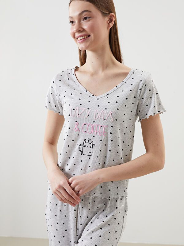 Moudda LC Waikiki - Ensemble de Sous-vêtement en jersey capri pour Femmes - Tunisie 2