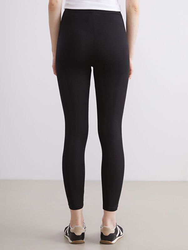 Moudda LC Waikiki - T-shirt en jersey stretch Femme Noir - Tunisie 4