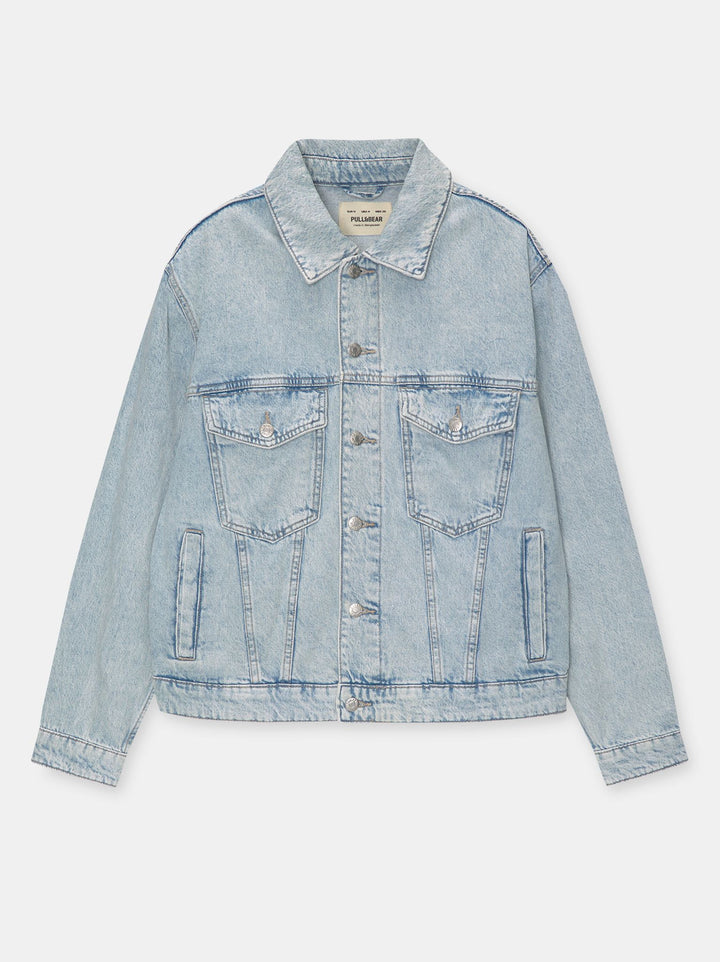 Moudda PULL & BEAR - Veste Denim Basique 100% - Tunisie 1