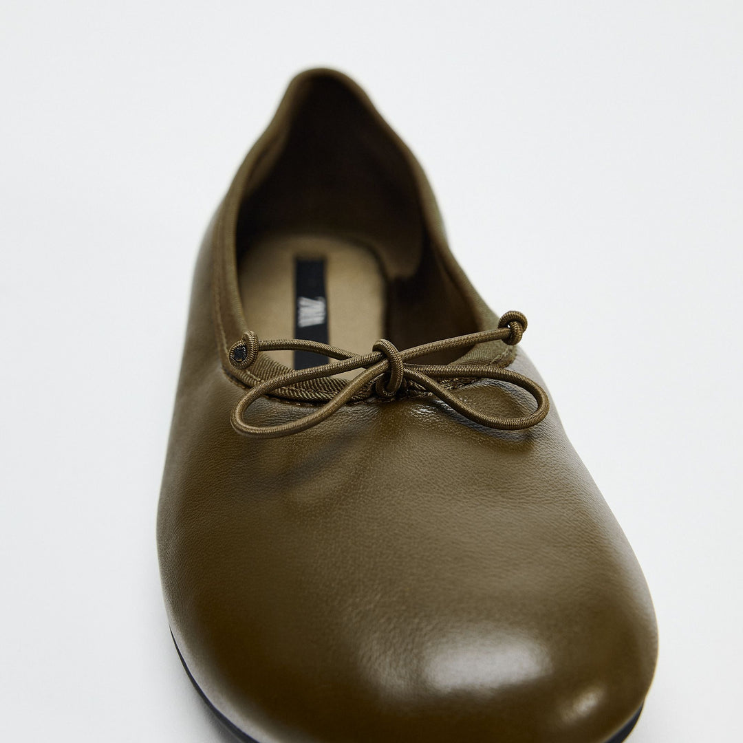 Moudda ZARA - Ballerines cuir nœud - Tunisie 3