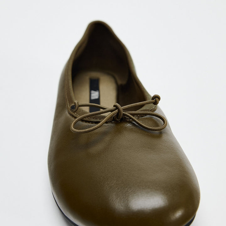 Moudda ZARA - Ballerines cuir nœud - Tunisie 3