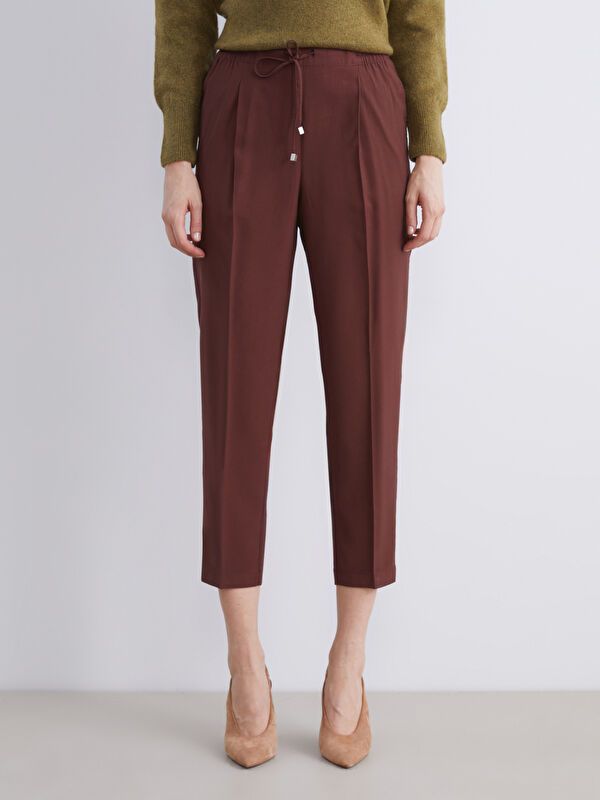 Moudda LC Waikiki - Pantalon tissé fin Femme Moutarde - Tunisie 2