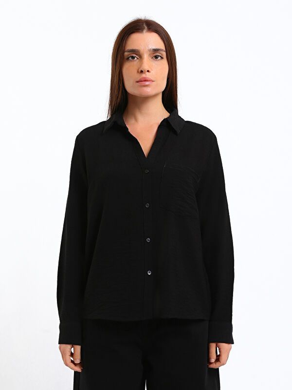Moudda LC Waikiki - Chemise tissée à manches longues pour Femmes - Tunisie 1