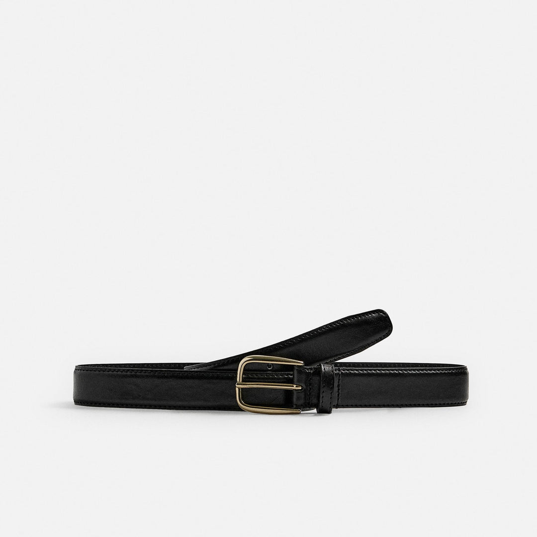 Moudda ZARA - Ceinture Cuir Habillé - Dossière & Boucle Dorée - Tunisie 1