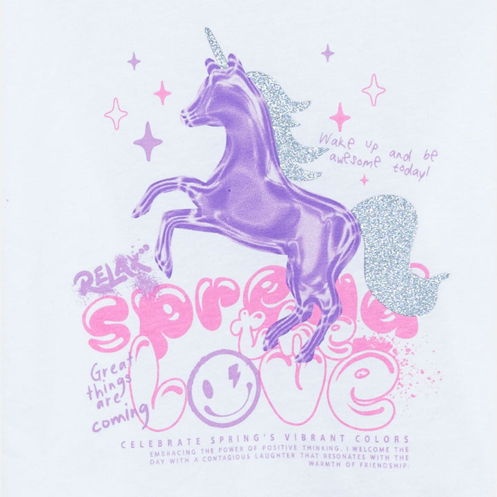 Moudda LC Waikiki - Body en jersey manches longues Fille Ecru - Tunisie 3